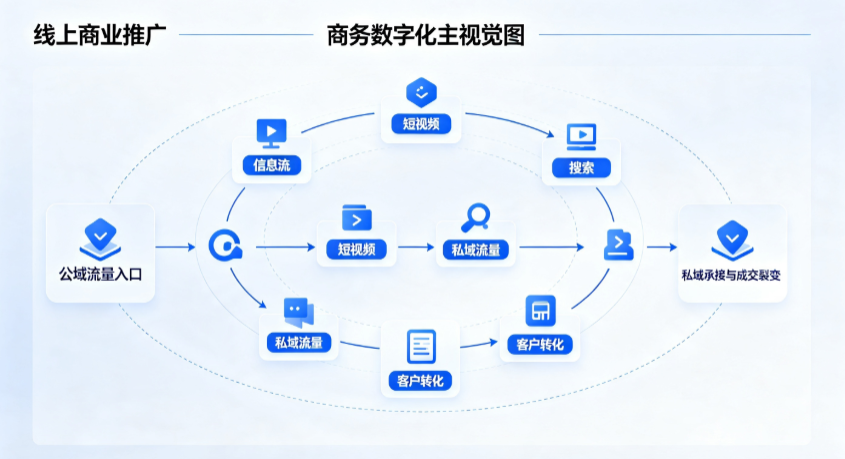 肥乡县线上商业推广怎么做？全域流量闭环搭建与低成本转化实战指南